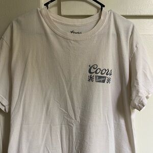 Coors Banquet Men’s Large White Shirt
